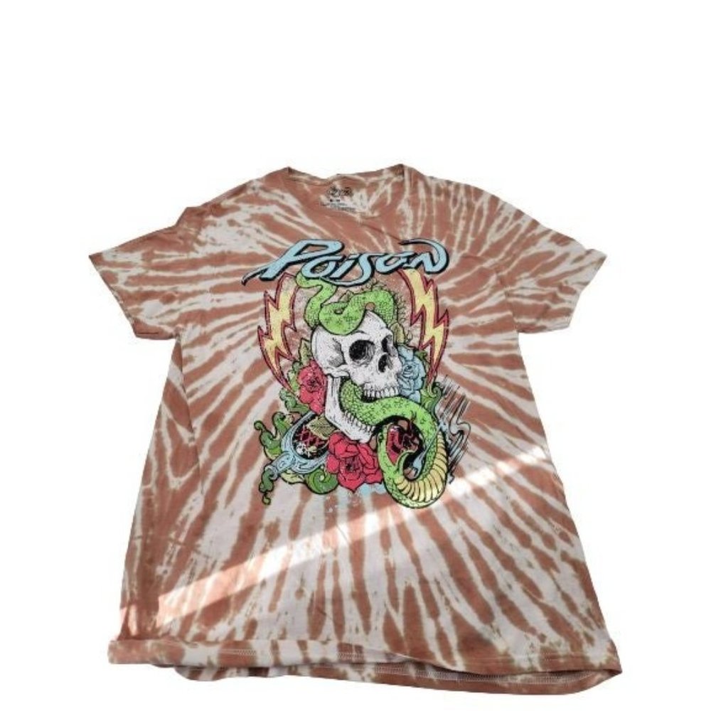 Poison Retro Men's 90s Tie Dye Shirt Med